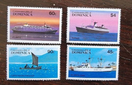 DOMINICA (DOMINIQUE), Bateaux, Navires, Paquebot France (Norway) YVERT émis En 1984 ** MNH - Ships