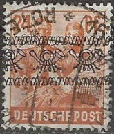 GERMANY 1948 Currency Reform - Bricklayer And Reaper Overprinted - 24pf. - Brown FU - Usados