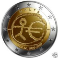 Malta 2009  2 Euro Commemo   EMU    UNC Uit De Rol  UNC Du Rouleaux - Malta