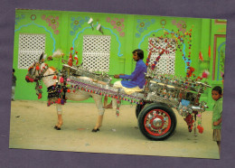 DONKEY CART STILL A  POPULAR MEANS OF LOADING IN SINDH * VINTAGE PAKISTAN POSTCARD (VENUS 255) - Pakistan