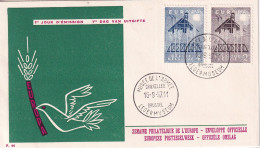 1957 FDC Europa Belgique - 1957