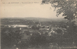 CPA GOURDON - PANORAMA PRIS DU CHATEAU ***BON ETAT*** - Gourdon