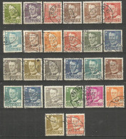 DINAMARCA YVERT NUM. 315/331C SERIE COMPLETA USADA - Used Stamps