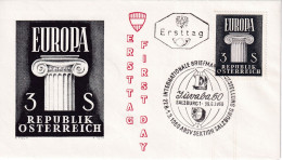 1960 FDC Autriche - 1960