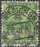 GERMANY 1948 Currency Reform - Sower Overprinted - 10pf. - Green FU - Afgestempeld