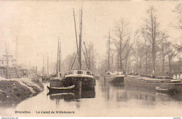 BELGIQUE    BRUXELLES  Le Canal De WILLEBROECK  .....avec Péniche - Ohne Zuordnung