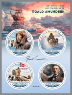 GUINEA-BISSAU 2023 MNH Roald Amundsen Polar Explorer Polarforscher M/S – OFFICIAL ISSUE – DHQ2408 - Polar Explorers & Famous People