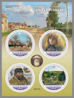 GUINEA-BISSAU 2023 MNH Camille Pissarro Paintings Gemälde M/S – OFFICIAL ISSUE – DHQ2408 - Otros & Sin Clasificación