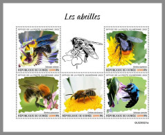 GUINEA REP. 2023 MNH Bees Bienen M/S – OFFICIAL ISSUE – DHQ2408 - Abeilles