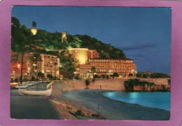 06 NICE Le Château La Tour Bellanda Hôtel Suisse Hôtel Pension Scandinave La Nuit   Automobile Citroën DS - Nice By Night