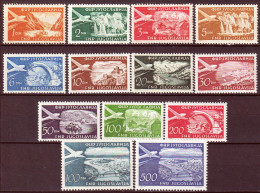 Jugoslavia 1951 Posta Aerea Unif. A32/40 MNH/** VF - Luftpost