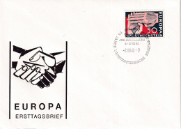 1962 FDC Liechtenstein - 1962