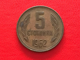 Münze Münzen Umlaufmünze Bulgarien 5 Stotinki 1962 - Bulgarie