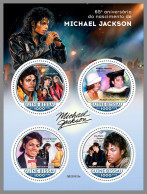 GUINEA-BISSAU 2023 MNH Michael Jackson Music M/S – IMPERFORATED – DHQ2408 - Sonstige & Ohne Zuordnung
