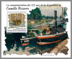 GUINEA REP. 2023 MNH Camille Pissarro Paintings Gemälde S/S – IMPERFORATED – DHQ2408 - Otros & Sin Clasificación