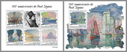 GUINEA REP. 2023 MNH Paul Signac Paintings Gemälde M/S+S/S – IMPERFORATED – DHQ2408 - Otros & Sin Clasificación