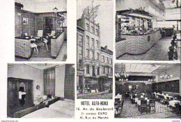 BELGIQUE    BRUXELLES  HÔTEL ALFA NORD  16 AV DU BOULEVARD ......  Carte Multivue - Cafés, Hôtels, Restaurants