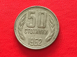 Münze Münzen Umlaufmünze Bulgarien 50 Stotinki 1962 - Bulgaria