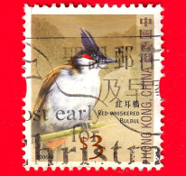 HONG KONG - Usato - 2006 - Uccelli - Bulbul Baffuto Rosso (Pycnonotus Jocosus) - 3 - Usados