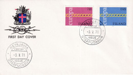 1971 FDC Islande - 1971