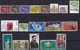 BELL'INSIEME DI DICIOTTO ESEMPLARI DELL'EIRE(IRLANDA) TUTTI USATI CON DIVERSI ANNULLI E CON OTTIMA CENTRATURA - Used Stamps