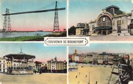 FRANCE - Souvenir De Rochefort - Multivues - Pont - Place De La Ville - Gare - Carte Postale Ancienne - Rochefort