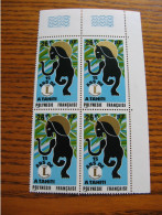 POLYNESIE YVERT POSTE ORDINAIRE N° 104 BLOC DE 4  NEUF** LUXE - MNH - COTE 46,80 E - Neufs