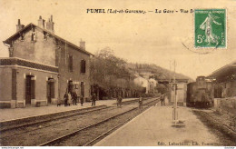 D47  FUMEL   La Gare Vue Intérieure - Fumel