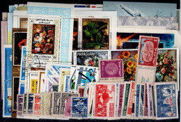 LOT OF 200 STAMPS MINT+USED+ 16 BLOCKS MI-70 EURO VF!! - Collections (sans Albums)