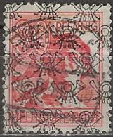 GERMANY 1948 Currency Reform - Labourer Overprinted All Over Stamp - 30pf. - Red FU - Afgestempeld