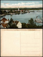 Ansichtskarte Friedrichshafen Stadt, Seehof - Dampfer 1908 - Friedrichshafen