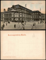 Ansichtskarte Wien Hofoper, Straßenbahn 1911 - Autres & Non Classés