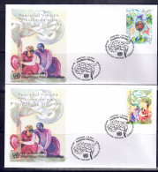 UNO Wien 2007 - Friedliche Visionen, FDC Mit Nr. 502 - 503 - FDC