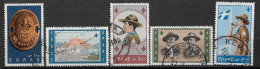 C5309 - Grece 1963 - Scoutisme 5v.obilteres - Gebruikt