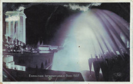 FRANCE - Paris 1937 - Exposition Internationale - Illuminations Des Bassins Du Trocadéro - Carte Postale Ancienne - Ausstellungen