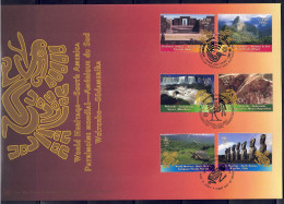 UNO Wien 2007 - UNESCO-Welterbe, 3-Länder-FDC Mit Nr. 504 - 505 - FDC