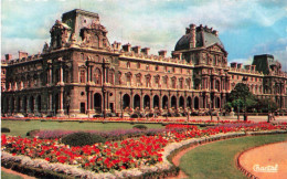 FRANCE - Paris - Le Louvre - Façade Et Jardins - Carte Postale Ancienne - Louvre