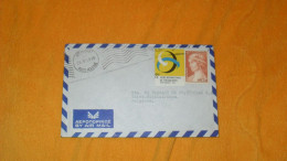 ENVELOPPE ANCIENNE DE 1957../ ATHENES CACHETS ATHINAI POSTE AERIENNE POUR SAINT NICOLAS WAAS BELGIQUE + TIMBRES X2 - Cartas & Documentos