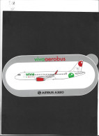 Autocollant  ** Viva Aerobus  **Airbus A320 - Pegatinas