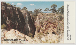 Australia VICTORIA VIC Open Cut Gold Mine At Whroo Near RUSHWORTH Biggs Postcard C1970s-80s - Sonstige & Ohne Zuordnung