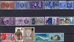 BELL'INSIEME DI VENTI ESEMPLARI ALCUNI COMMEMORATIVI  USATI CON DIVERSI ANNULLI  INTERESSANTI CON OTTIMA CENTRATURA - Used Stamps