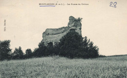 FRANCE - Montlandon (E Et L) - Vue Générale Des Ruines Du Château - Carte Postale Ancienne - Nogent Le Rotrou