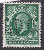 Grande Bretagne - 1911 - 1935 -  George  V  -  Y&T N °  187  Perforé  L.D.C. - Perfin