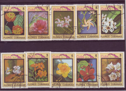 Amérique - Cuba - Flores Cubanas - 10 Timbres Différents - 6153 - Otros & Sin Clasificación