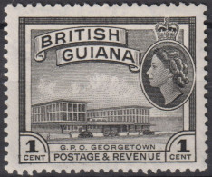 1954 Britisch-Guayana ** Mi:GY 199, Sn:GB-GY 253, Yt:GY 185, G.P.O. Georgetown, Queen Elizabeth II And Local Scenes - British Guiana (...-1966)