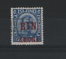 Island Michel Cat.No. Used 121 (2) Tollur - Used Stamps