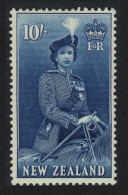 New Zealand Queen Elizabeth II 10Sh 1954 MH SG#736 - Unused Stamps