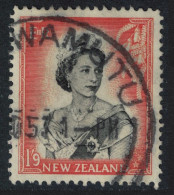 New Zealand Queen Elizabeth II 1Sh9d T2 1954 Canc SG#733b - Used Stamps
