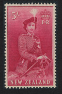 New Zealand Queen Elizabeth II 5Sh 1954 MH SG#735 - Unused Stamps