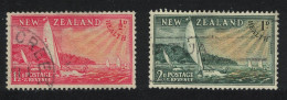 New Zealand Takapuna Class Yachts 2v 1951 Canc SG#708-709 - Used Stamps